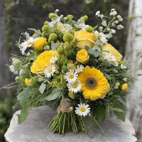 Yellow Wedding Flowers Bouquet, Seasonal Plants, Thanksgiving Flowers, Yellow Bouquets, Silk Arrangements, Roses Bouquet, Flower Studio, Sympathy Flowers, Fresh Flowers Arrangements