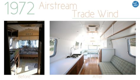 1972 Airstream Trade Wind Airstream Land Yacht, Airstream Caravans, Rv Upgrades, Land Yacht, Airstream Remodel, Airstream Interior, Airstream Renovation, Travel Trailer Remodel, Rv Renovations