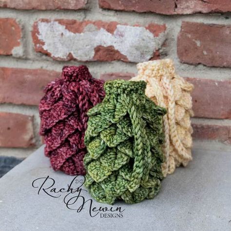 Dice Bag Pattern, Crochet Dice Bag, Crochet Dice, The Mother Of Dragons, Dice Bags, Crochet Phone Cases, Mixed Patterns, Crocodile Stitch, Hand Painted Yarn