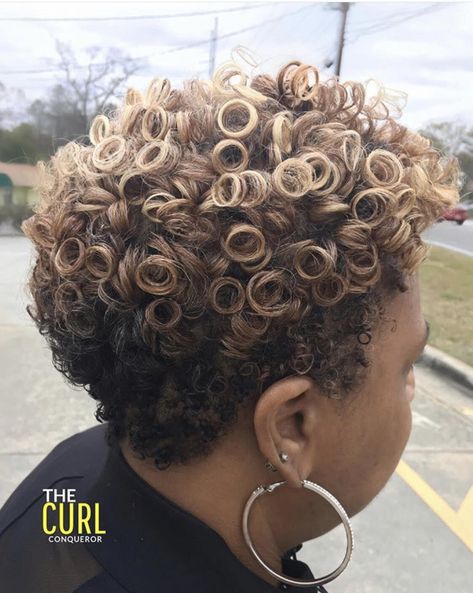 Curling Rods Natural Hair Short, Rodset Curls On Natural Hair, Spiral Rods On Natural Hair Black Women, Curling Rods Natural Hair 4c, Curl Rods Natural Hair Roller Set, Flexi Rods, Healthy Hair Journey, Big Chop, Au Naturale