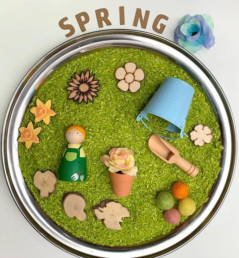 Toddler nature play activities on Instagram: “Spring ���🌸 Tomorrow marks the first day of spring for us, we are looking forward to spring. Getting out more, gardening and seeing things…” First Day Of Spring Activities, Nature Play Activities, Sensory Kits, Daycare Ideas, First Day Of Spring, Nature Play, Spring Activities, Easter Fun, Play Activities