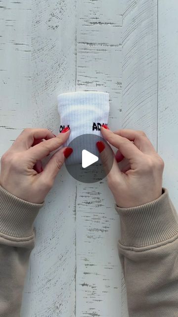 Sophie Liard | home | travel | Amazon Finds on Instagram: "How to fold socks   #socks #organization #home" How To Fold Crew Socks, Fold Socks For Gift, How To Fold Socks For Gift, How To Pack Socks As A Gift, Folding Ankle Socks, Folding No Show Socks, How To Fold Ankle Socks, Best Way To Fold Socks, How To Fold Long Socks