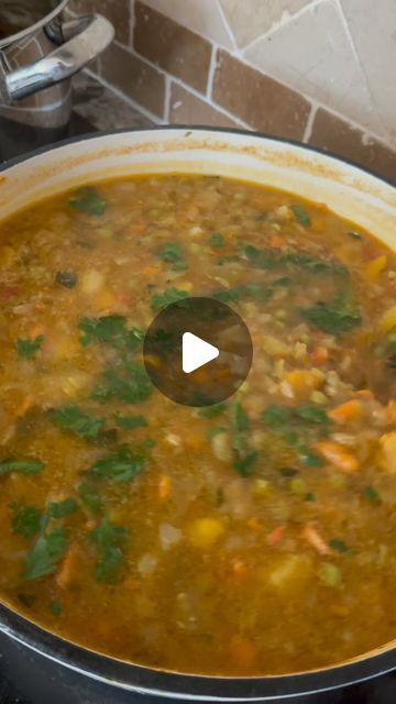 Connie Dinatale on Instagram: "This is my minestrone that I made and had delivered to my daughter who’s away for law school. I make this all year round even though it’s considered a soup. My family loves it no matter the season. It’s hardy, comfort food and it has this amazing natural sweetness to it. I forgot to show you one more ingredient that I added- 1 chopped pepper. I usually add red, but I only had yellow and that worked as well. If you don’t want to add 2 cups of Sicilian eggplant, you can add 1 instead. We love the flavour of eggplants in our minestrone, especially the Sicilian one bc it’s sweeter. 
Recipe in caption below.⬇️
Enjoy my family recipe. This was my mother in laws recipe, minus the squash which I absolutely love.👌😋👩‍🍳
Enjoy as is, or sometimes I boil rice, or past Sicilian Minestrone Soup, Boil Rice, Sicilian Eggplant, Soup Video, Winter Soup Recipe, How To Boil Rice, Minestrone Soup, Winter Soups, Family Recipe