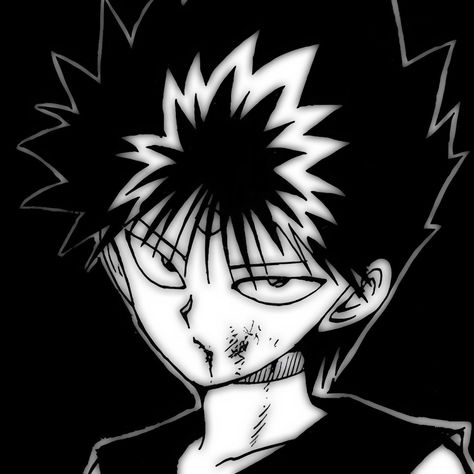 Hiei Manga Pfp, Yu Yu Hakusho Manga Panels, Hiei Yu Yu Hakusho Manga, Hiei Yu Yu Hakusho Icon, Hiei Icons, Yu Yu Hakusho Hiei, Yu Yu Hakusho Anime, Manga Poses, Yu Yu Hakusho