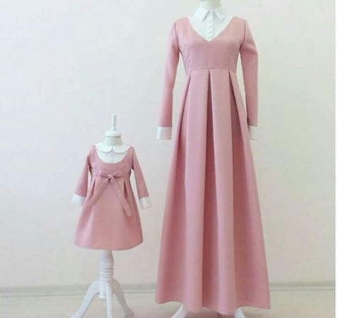 Wedding Baby Clothes Country, Mom Daughter Outfits, Hijabista Fashion, Mother Daughter Fashion, Mother Daughter Outfits, Mother Daughter Dress, Mommy And Me Dresses, Country Dresses