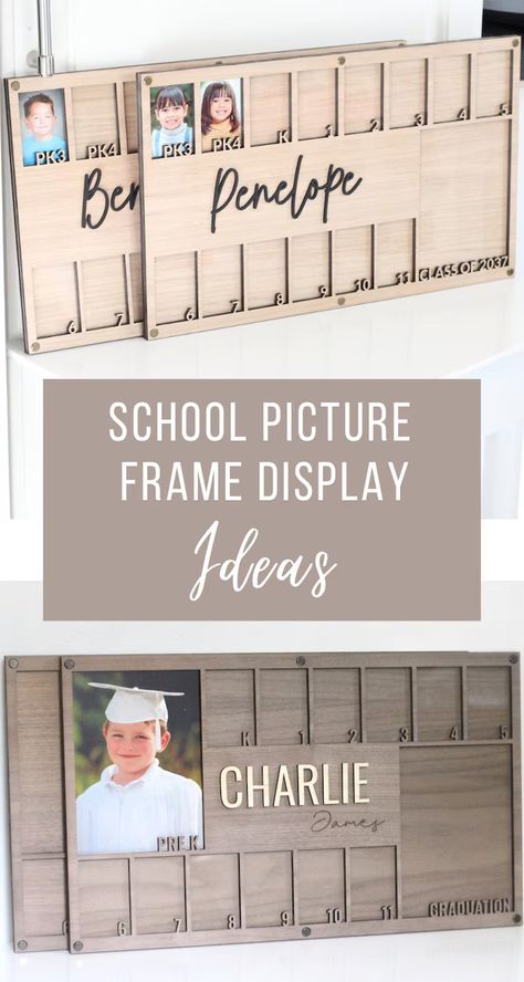 School Picture Frame K-12 School Picture Frame Pre-k 12 Frame Pre K to Graduation Picture Frame K 12 Picture Frame School Years Photo Frame - Etsy School Pictures Display, Frame School, School Years Picture Frame, School Picture Frames, Graduation Picture Frames, K 12 School, Graduation Frame, School Pics, School Picture