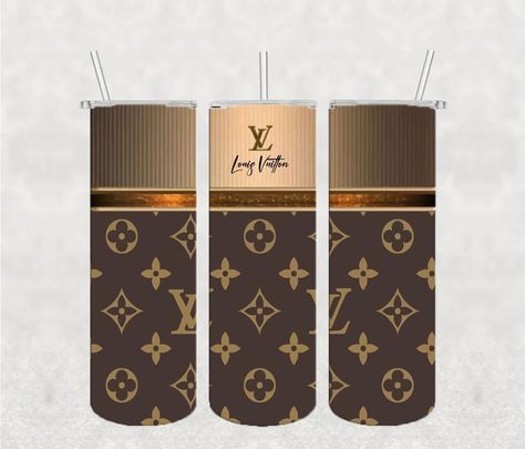 Louis Vuitton Tumbler, Event Table Settings, Louis Vuitton Pattern, Pub Sheds, Sublimation Ideas Projects Inspiration, Diy Event, Custom Cups, Tumbler Png, Laptop Computers