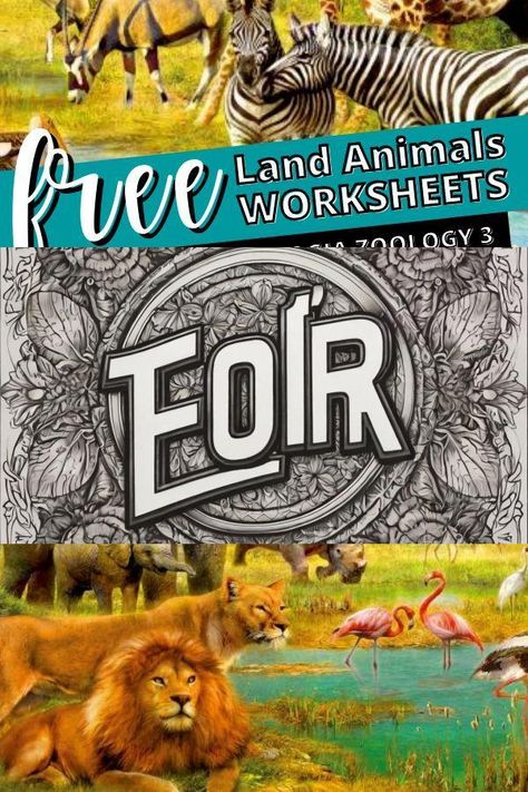 Apologia Land Animals Worksheets for Zoology 3 (Free Printables) Apologia Zoology 3 Land Animals, Land Animals, Animal Worksheets, Zoology, Rapunzel, Free Printables, Coloring Pages, Animals, Colouring Pages