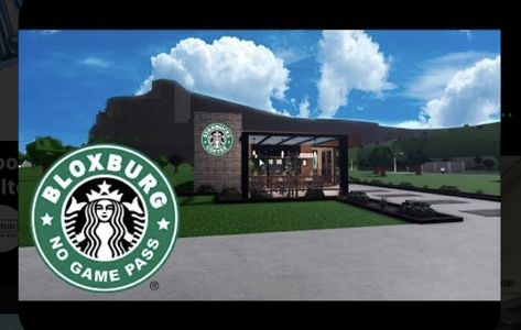 How To Build A Starbucks In Bloxburg, Roblox Bloxburg Cafe Ideas Layout, Starbucks Bloxburg Layout, Bloxburg Starbucks Ideas, Roblox Bloxburg Cafe Ideas, Cafe Ideas Bloxburg, Starbucks Layout, Bloxburg Business Ideas, Bloxburg Starbucks