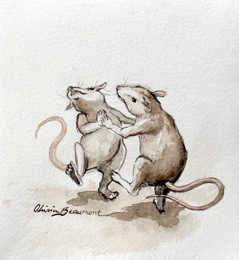 Maus Illustration, Dancing Drawing, Little Sketches, Mouse Sketch, Natural Edges, Mouse Tattoos, Mouse Illustration, Mouse Drawing, Mouse Art