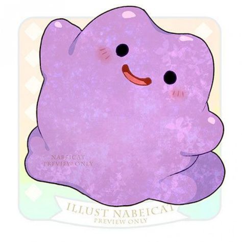 Pokemon Ditto Art, Tiny Pokemon, Cutest Pokemon, Pokemon Ditto, Chibi Pokemon, Baby Pokemon, Lucario Pokemon, Harry Potter Disney, Pokemon Tattoo