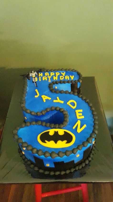 Batman Batman Number Cake, Cake 5, Number Cake, Number Cakes, Birthday Ideas, Batman, Cake, Birthday