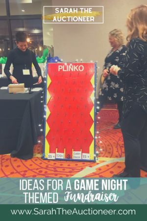 Here are some ideas for your Game Night themed Gala | Revenue-generating games | wine pull ideas | Plinko | gala themes | fundraiser ideas | great ideas for school fundraisers | fundraising auction ideas  | sarah knox the auctioneer Revenue Generating Games, Fundraising Auction Ideas, Fundraiser Themes, Auction Games, Plinko Board, Wine Pull, Auction Themes, Fundraising Games, Vegas Theme Party