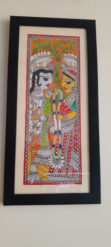 Ram sita Ram Sita Vivah Madhubani Painting, Ram Sita Madhubani Painting, Ram Sita, Madhubani Art, Madhubani Painting, Indian Art Paintings, Indian Art, Ram, Art Painting