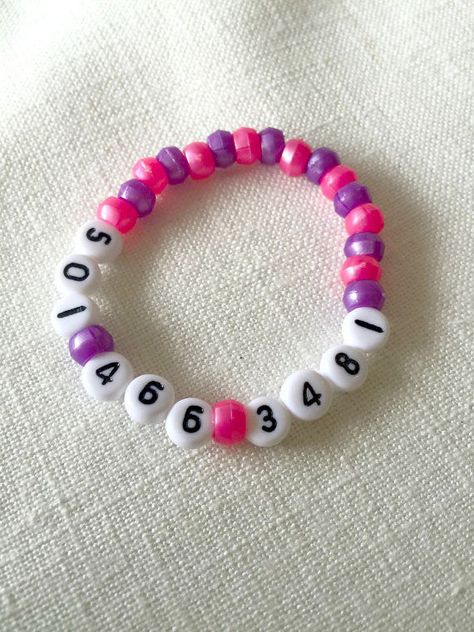 Make a phone number safety bracelet for kids. Kids Safety Bracelet, Safety Bracelet, What Are Crystals, Bracelet For Kids, Creative Life Hacks, Diy Beauty Treatments, Kids Safety, Kid Hacks, Krazy Coupon Lady