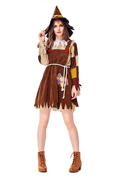 Amazon.com: Scarecrow Cosplay Costume, for Women, Masquerade Party, Halloween Role Play: Clothing Scarecrow Costumes, Scarecrow Cosplay, Scarecrow Costume, Doctor Costume, Mardi Gras Costumes, Leather Suit, Women Cosplay, Boho Festival Fashion, Masquerade Party