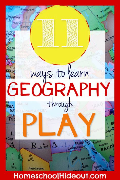 Learn Geography Through Play - Homeschool Hideout Websites To Study, 2nd Grade Geography, Study Geography, Learn Geography, Elementary Geography, Geography Project, Us Geography, Geography Games, Geography Activities