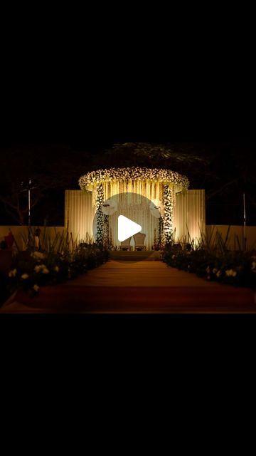 Arth by Vaishnavi on Instagram: "Dhyana & Krishn’s shaadi mandap was adorned with green and white florals, adding an earthy, organic feel to the setting 🤍✨

Mandap: @utsav_decorators2005 
Light: @artever_decoration 
Venue: @madhuvan_farm_viilla 

[ Wedding decor, Wedding planning, Indian Weddings, 2024 ]" Indian Wedding Mandap Decorations, Green And White Florals, Weddings 2024, Mandap Decoration, Mandap Decor, Lehenga Designs Simple, White Florals, Indian Weddings, Lehenga Designs