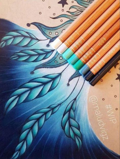 Color Pencil Drawing Ideas, Animorphia Coloring Book, Animorphia Coloring, Pencil Drawing Ideas, Colored Pencil Art Projects, Pencil Inspiration, Blending Colored Pencils, Sunset Canvas Painting, Colored Pencil Tutorial