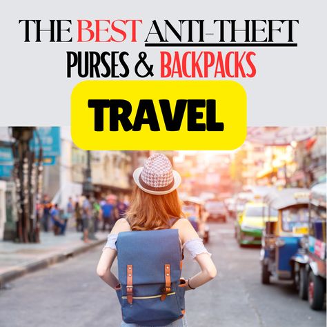 Travel Purses For Women Anti Theft, Best Travel Purse, Travel Purses For Women, Anti Theft Travel Purse, Backpacks For Travel, Traveling In Europe, Travel Around Europe, Purses For Women, Travel Purse