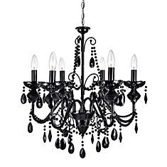 Black Candelabra, Black Crystal Chandelier, Brushed Nickel Chandelier, 6 Light Chandelier, Sleep Easy, Traditional Chandelier, Candle Styling, Ceiling Chandelier, Black Chandelier