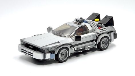 DeLorean Time Machine | 408 pieces LEGO MOC Instructions ava… | Flickr Lego Delorean, Bttf Delorean, Delorean Time Machine, Amazing Lego Creations, Honda Civic Hatchback, Lego Mocs, Civic Hatchback, Lego Creative, Lego Builds