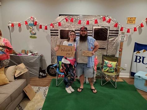 Trailer Park Decor, Trailer Trash Party Decorations, Trailer Park Party, Trailer Park Tragedy, Trailer Park Trash, Trailer Trash Party, White Trash Party, Trash Party, Lumber Jack