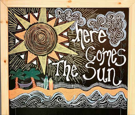 Coastal Chalkboard Art, Pool Chalkboard Art, Hawaiian Chalkboard Ideas, Summertime Chalkboard Art, Summer Time Chalkboard Art, Starbucks Summer Chalkboard Art, Starbucks Spring Chalkboard, Chalkboard Summer Ideas, Summer Chalkboard Art Ideas