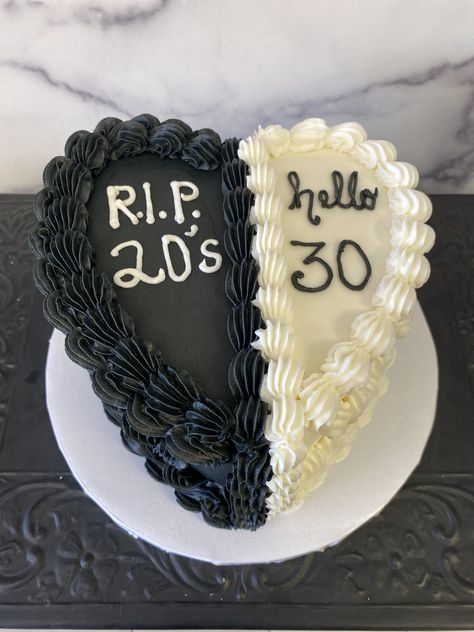 Kissing My 20s Goodbye Cake, Rip To My 20s Birthday Cake, Goodbye Teens Hello Twenties Cake, Rip 30s Cake, Rip To My 20s Party Cake, Rip 20s Hello 30s Cake, Rip Twenties Birthday Cake, Dirty Thirty, Adult Birthday Cakes