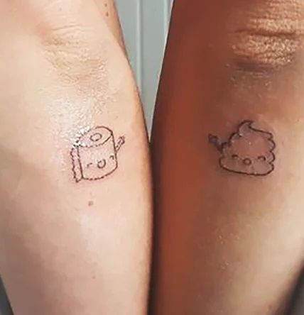 Latest 70 Friendship Tattoo Designs For Men and Women To Flaunt Unique Infinity Tattoo, Friend Tattoos Small, Infinity Couple Tattoos, Matching Friend Tattoos, Matching Best Friend Tattoos, Ankle Tattoo Small, Matching Couple Tattoos, Friendship Tattoos, Boy Tattoos