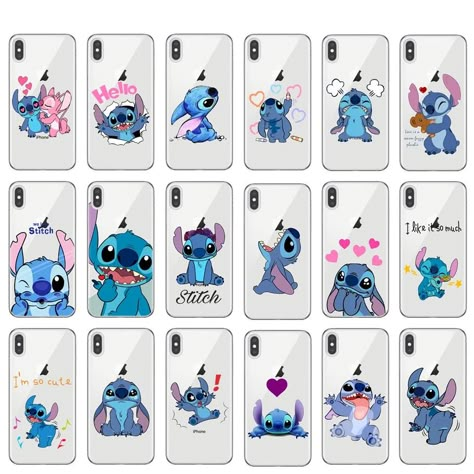 Stitch And Angel Phone Cases, Stitch Iphone Case, Stitch Phone Cases, Bedazzled Phone Case, Stitch Toys, Lilo And Stitch Toys, Stitch Phone Case, Art Ideas For Teens, Stitch Things