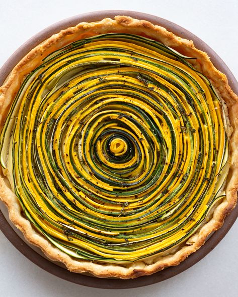 Zucchini Tart, Tart Dough, Tarts Crust, Zucchini Squash, Lemon Ricotta, Savory Tart, Party Dishes, Just Bake, Butter Pie