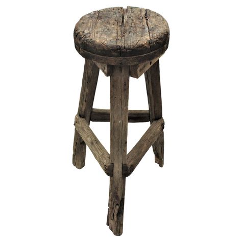 3 Legged Stool, Room References, Side Table Rustic, Workshop Stool, Isometric Room, Galaxy Drawings, Stool Side Table, Rustic Stools, Exquisite Corpse