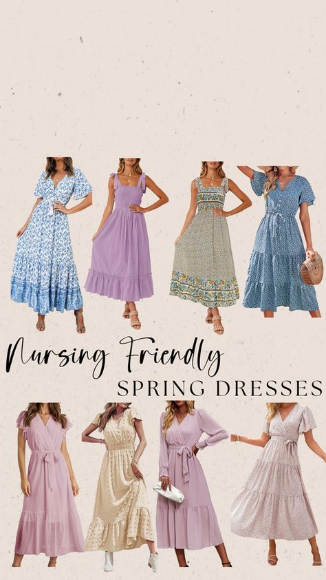 Nursing Friendly Wedding Guest Dress, Nursing Friendly Dress For Wedding, Nursing Outfits Breastfeeding, Nursing Friendly Outfits Summer, Nursing Dress Pattern, Nursing Dress For Wedding, Formal Nursing Dress, Postpartum Dress, Breastfeeding Friendly Outfits