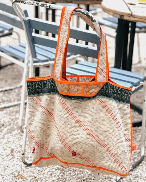 Here is your perfect summer bag, handmade of vintage kantha quilt - it's pretty huge so you can carry your whole life in it 😉 Available online at taanka.hu 💘 #runningstitch #taanka #taankataanka #secondlife #upcycledtextiles #vintagekantha #vintagekanthaquilt #handstitched #handstitching #kézzelvarrt #kézzelkészült #oneofakind #quilt #vintagequilt #újrahasznosítás #textilművészet #indiaitextil #sustainablefashion #slowfashion #slowdesign #makersofbudapest #budapestcreatives #fenntarthatódiva... Upcycled Textiles, Slow Design, Vintage Kantha Quilts, Summer Bag, Running Stitch, Vintage Kantha, Bag Handmade, Kantha Quilt, Vintage Quilts