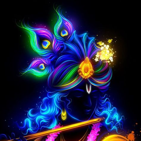 Krishna Digital Art, 3d Rangoli, Art Krishna, Raksha Bandhan Wishes, Krishna Krishna, Radha Krishna Wallpaper, Krishna Radha, Poster Background, Poster Background Design