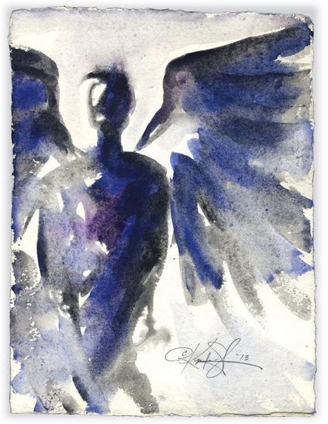 Buy From the Angel Abstract Series No. 108, Watercolor by Kathy Morton Stanion on Artfinder. Discover thousands of other original paintings, prints, sculptures and photography from independent artists. Bible Collage, Angel Abstract, Angel Sightings, Painting On Small Canvas, Watercolor Wallpaper Phone, Angelic Art, Bird Paintings On Canvas, Watercolor Angel, Whimsical Art Paintings