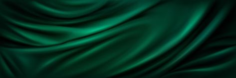 Free vector green silk fabric background... | Free Vector #Freepik #freevector #silk-cloth #green-silk #drapery #silky Green Silk Background, Green Silk Fabric, Green Gradient Background, Satin Background, Cloth Texture, Fabric Background, Golden Background, Silk Wallpaper, Dark Green Background