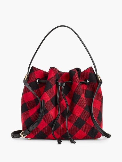 Red Valentine, Modern Classic Style, Drawstring Bucket Bag, Tartan Dress, Classic Style Women, Book Boyfriends, Cute Purses, Bag Set, Mom Style