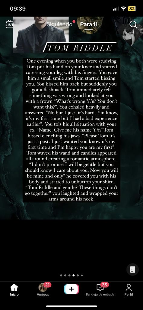 Tom Riddle Text Message, Tom Riddle Imagine Spicy, Tom Riddle Reacts, Tom Riddle Imagine, Relationship Scenarios, Bf Imagine, Riddle Brothers, Fic Ideas, Hogwarts Life