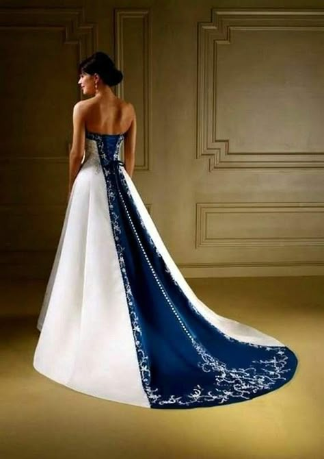 Wedding Dress Blue Accent, Print Wedding Dress, African Print Wedding Dress, Silver Wedding Dress, Doctor Who Wedding, Strapless Wedding Dresses, Purple Wedding Dress, Wedding Dresses Black, Ball Gowns Princess