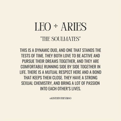 Leo Love Compatibility + What Works ❤️‍🔥 #Listentothevirgo Leo And Aries Compatibility, Aries Man Leo Woman, Leo Man Traits, Aries And Leo Relationship, Leo And Aries, Leo Relationship, Aries Compatibility, Leo Compatibility, Leo Aries