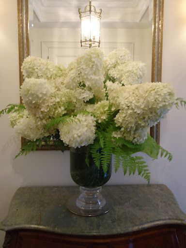 Floral Fantasy: Hydrangea « Green Theatre Hydrangea Floral Arrangements, Bridal Bouquet Hydrangea, Hydrangea Green, Bouquet Hydrangea, Hydrangea Bridal Bouquet, Hydrangea Flower Arrangements, Fern Wedding, Fake Flower Arrangements, Limelight Hydrangea