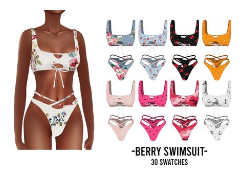 Sims4 Swimsuit Cc, Sims Swimsuit, Sims 4 Cc Swimsuit, Sims 4 Swimsuit Cc, Gallery Poses, Cc The Sims 4, Cc Clothes, Sims 4 Download, The Sims 4 Packs