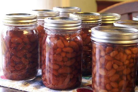 Canning Dried Beans, Recipes Beans, Canning Beans, Jar Recipes, Can Of Beans, Home Canning Recipes, Cooking Dried Beans, Canning Food Preservation, Canned Food Storage