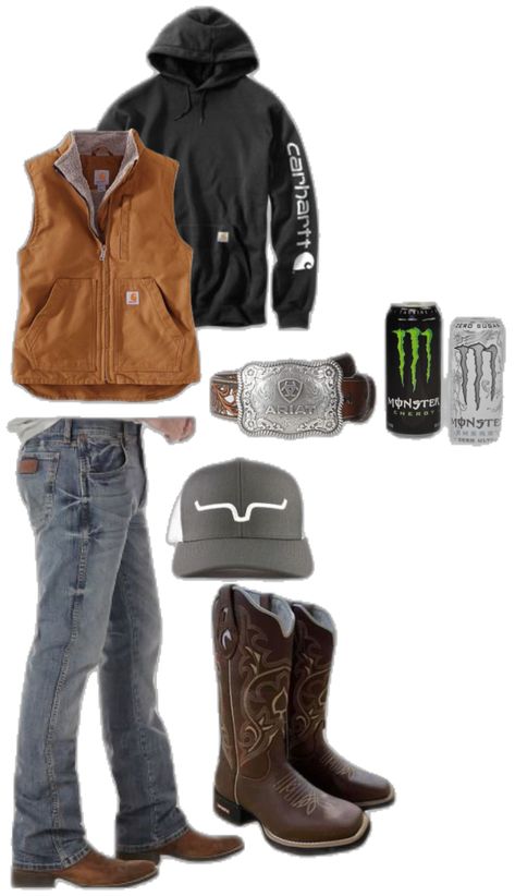 Boys Country Outfits, Zach Bryan Concert Outfit Winter, Mens Thanksgiving Outfit, Mens Country Fashion, Mens Country Outfits, Country Boy Style, Country Guy Outfits, Country Outfits Men, Country Outfits For Men