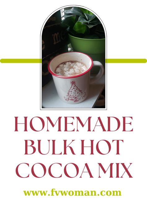 Homemade Bulk Hot Cocoa Mix Bulk Hot Chocolate Mix Recipe, Cocoa Mix Recipe, Nestle Quik, Homemade Pancake Mix, Hot Chocolate Mix Recipe, Homemade Hot Chocolate Mix, Homemade Pancake Recipe, Homemade Hot Cocoa, Hot Cocoa Mix