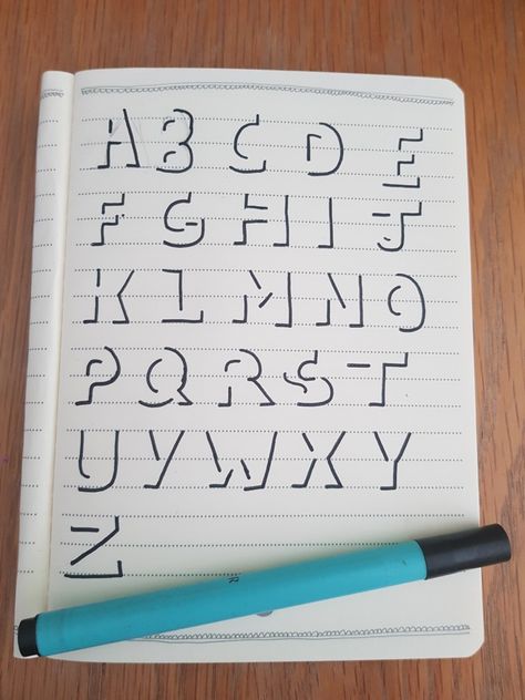 Ghost Writing Font, Hand Writing Styles Alphabet Font, Cute Aesthetic Handwriting, Ghost Font Alphabet, Aesthetic Writing Font Alphabet, Filipino Lettering Design, Ghost Lettering Alphabet, Alphabet Fonts Simple, Abjad Lettering