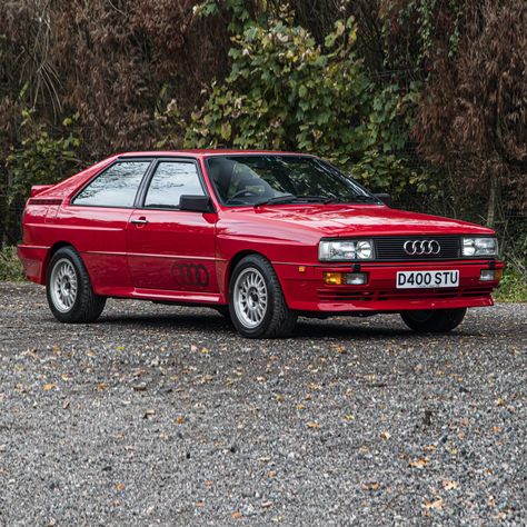 Retro Modernism, Classic Audi, 80s Car, Red Audi, 80s Cars, Audi A2, Vw Art, Car Museum, Import Cars