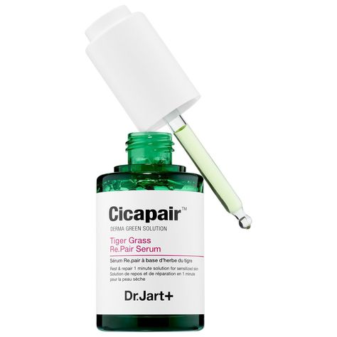 Cicapair Tiger Grass Re.Pair Serum Dr Jart Cicapair, Clinique Redness Solutions, Skin Care Center, Tiger Grass, Dr Jart, All Natural Skin Care, Beauty Tricks, Best Skincare Products, Skin Cleanser Products